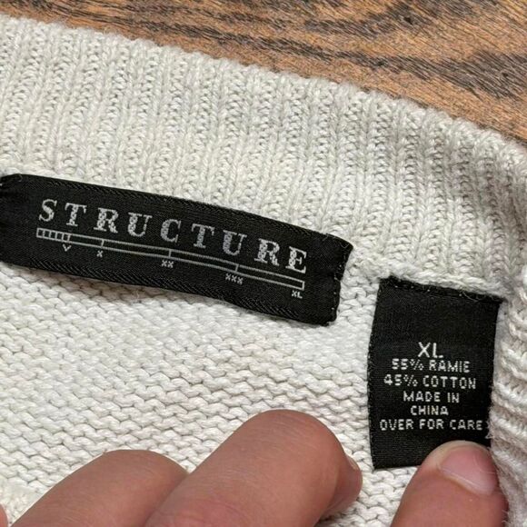 Vintage Structure Cozy Embroidered Knit Sweater - Picture 3 of 4